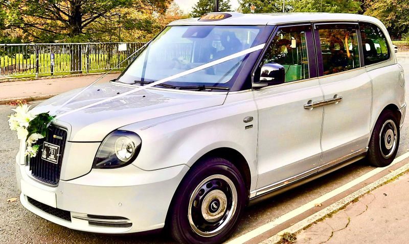 Wedding cab decoration